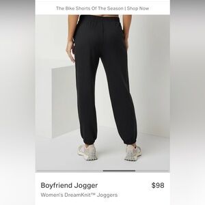 Vuori boyfriend jogger xs black heather